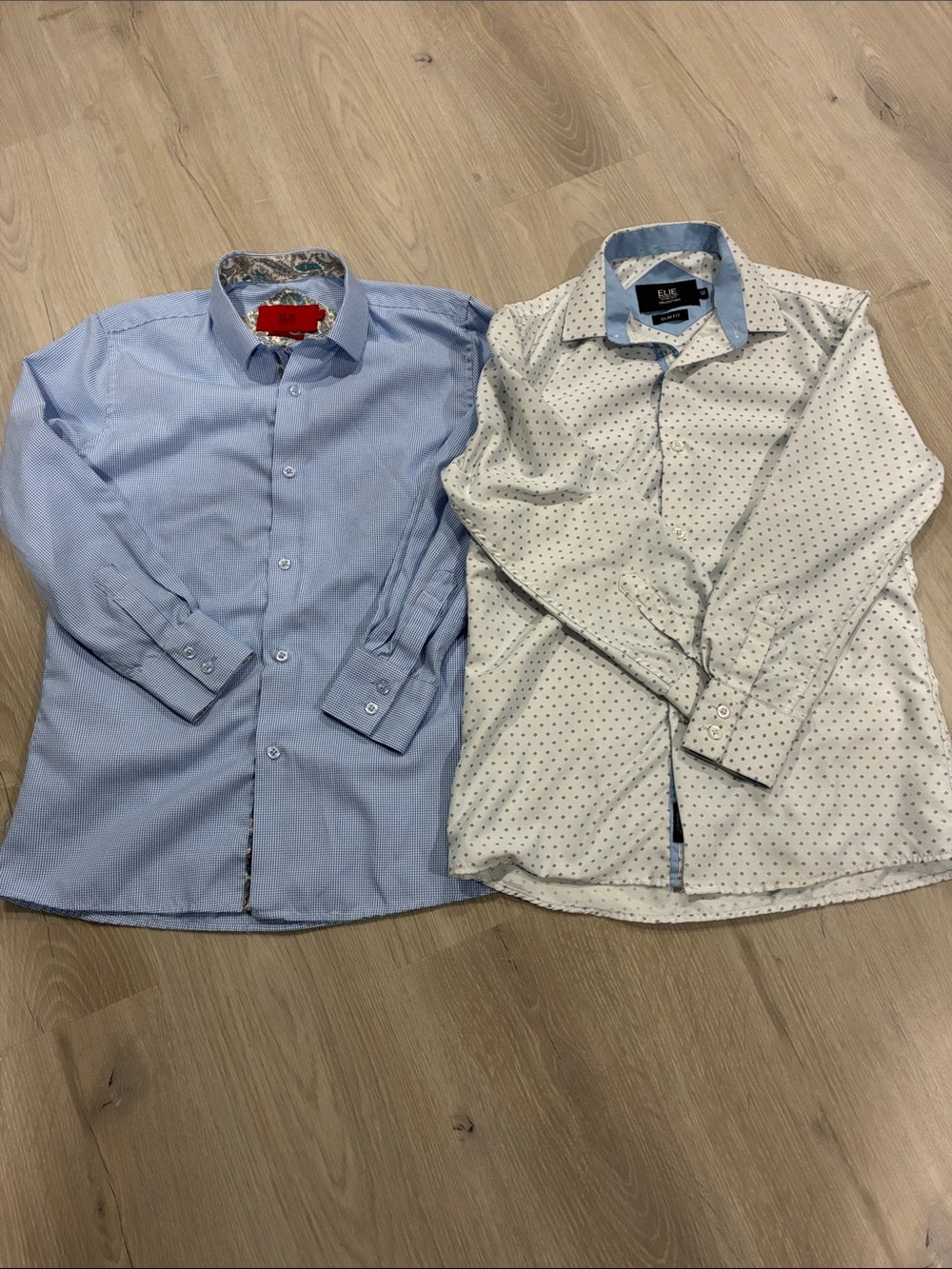 Boy's Set Of 2 Dress Shirts